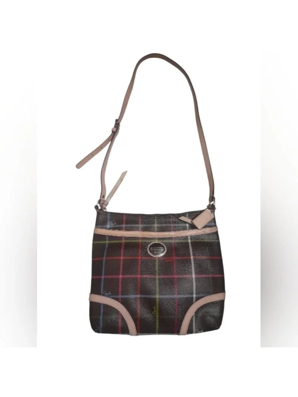 Coach Peyton Tattersall File Crossbody Bag Y2K